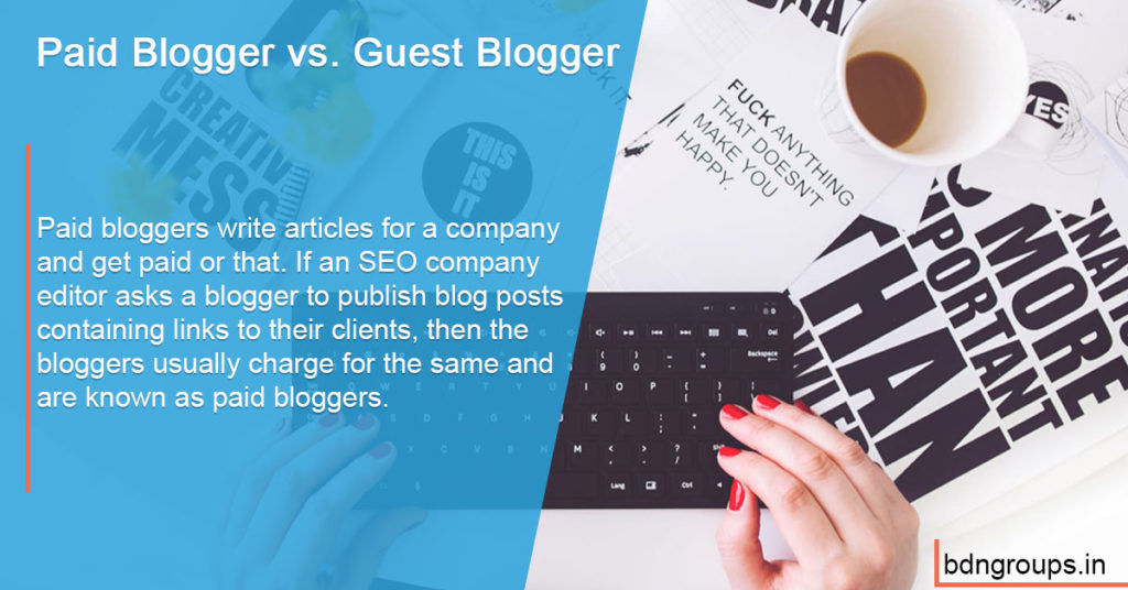 Paid Blogger vs. Guest Blogger